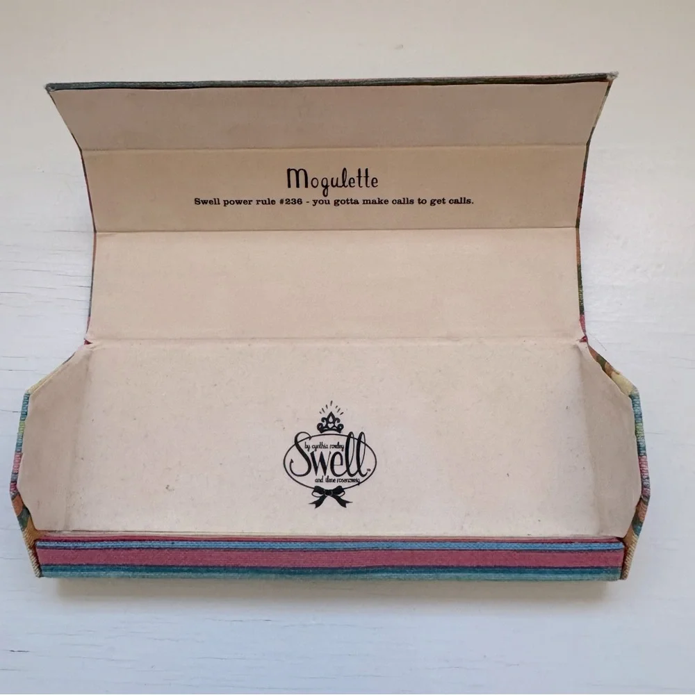 Cynthia Rowley Black Oval Eyeglasses